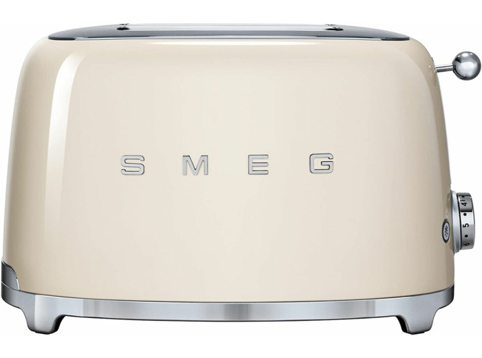 SMEG TSF01CREU Grille-Pain, métal Peint, 1.5 liters, Crème
