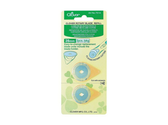Lame de rechange pour cutter rotatif Clover 28 mm