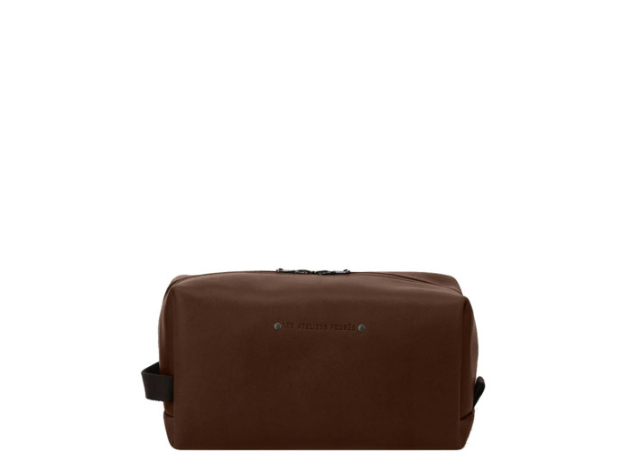 Ateliers Fourès Baroudeur Trousse de toilette F9815 Cognac