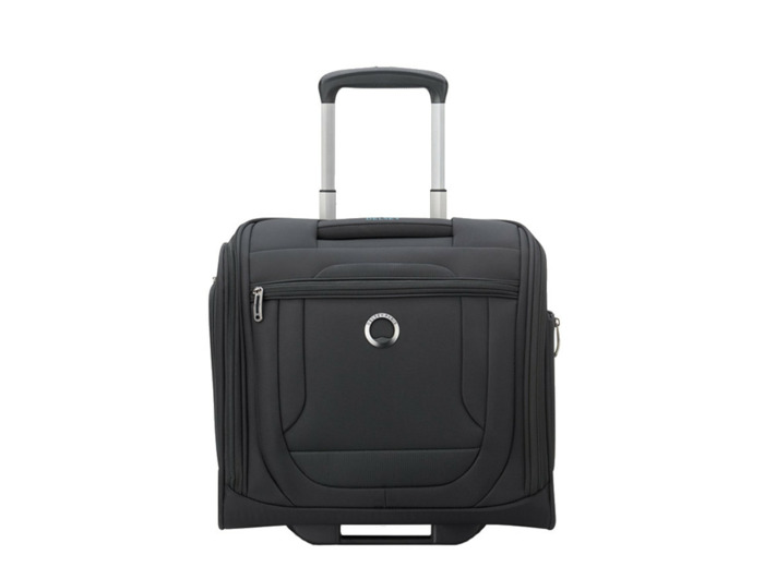 Delsey Helium Dlx Valise Trolley Underseat 2 Roues 36.5 cm Noir