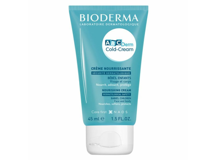 Cold Cream bébé 45ml Abcderm Crème Nourrissante Bioderma
