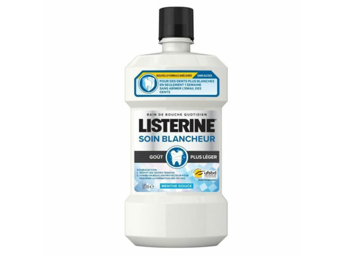 LISTERINE SOIN BLAN LEGER 500ML