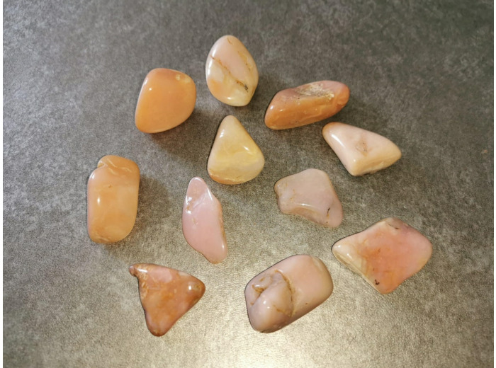 Opale des andes pink pierres roulées