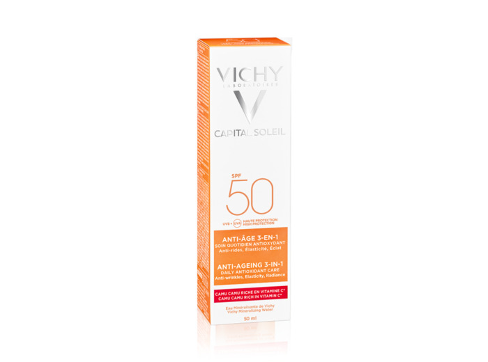 Anti-age Soin Antioxydant 3-en-1 Sp50+ 50ml Ideal Soleil Vichy