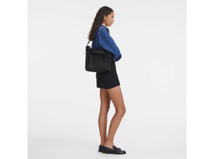 Longchamp 3D Sac épaule M Noir