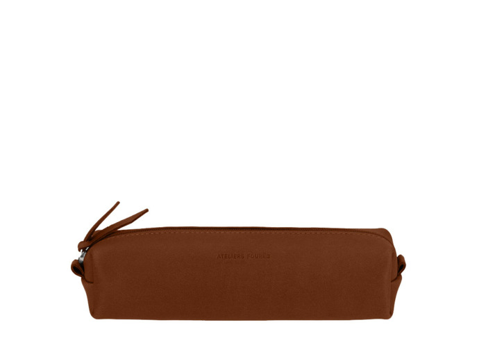 Ateliers Fourès Baroudeuse Trousse Cuir Dioné B32 Fauve