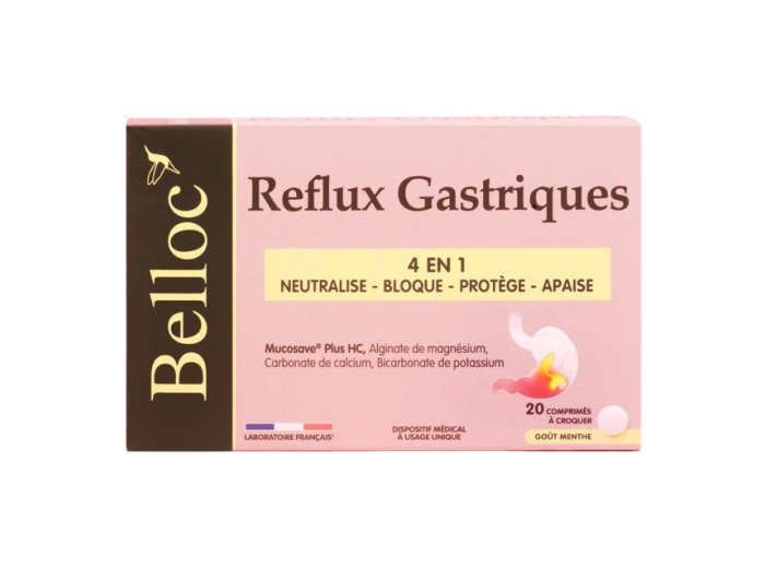 BELLOC REFLUX GASTRIQUES COMPRIMES X20