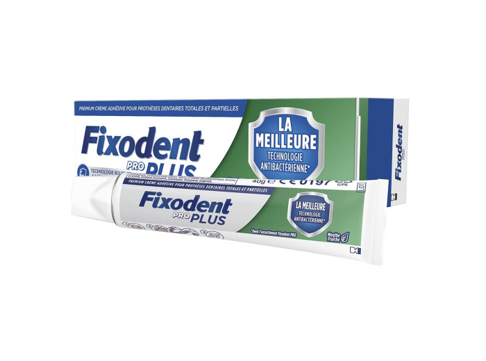 Crème Adhésive Prothèses Dentaires 57g Pro plus Totales et partielles Fixodent