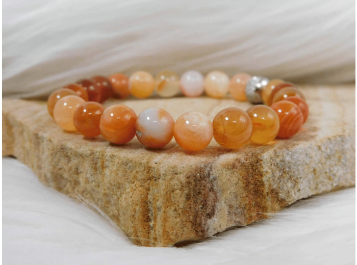 BRACELET CORNALINE