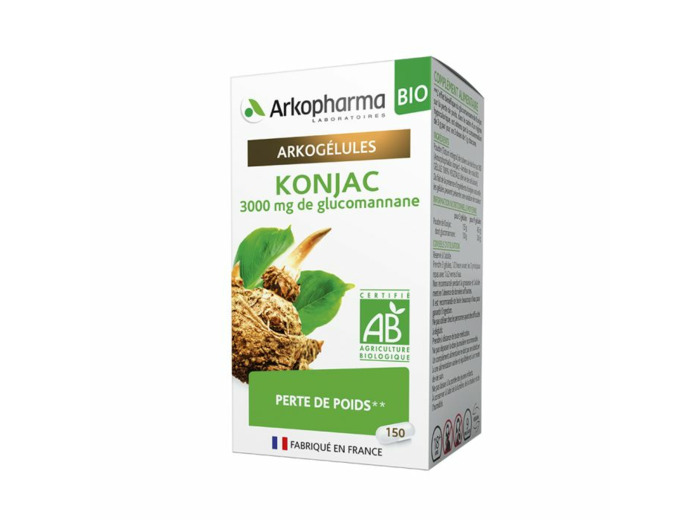 Konjac Bio Perte de Poids 150 gélules Arkogélules Arkopharma