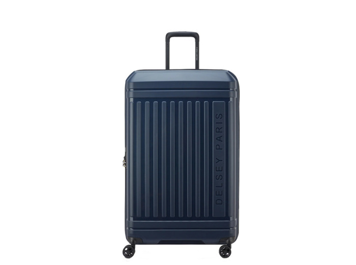 Delsey Lutece Valise M Extensible 4 Roues 68 CM TSA Bleu