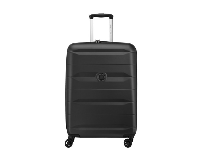 Delsey Comete 4 Valise Rigide 4 Roues Extensible Trolley & TSA 67Cm Noir