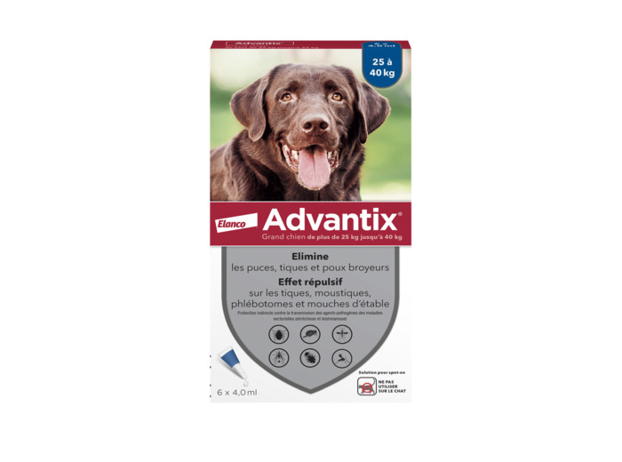 ADVANTIX G CHIEN 4ML X6