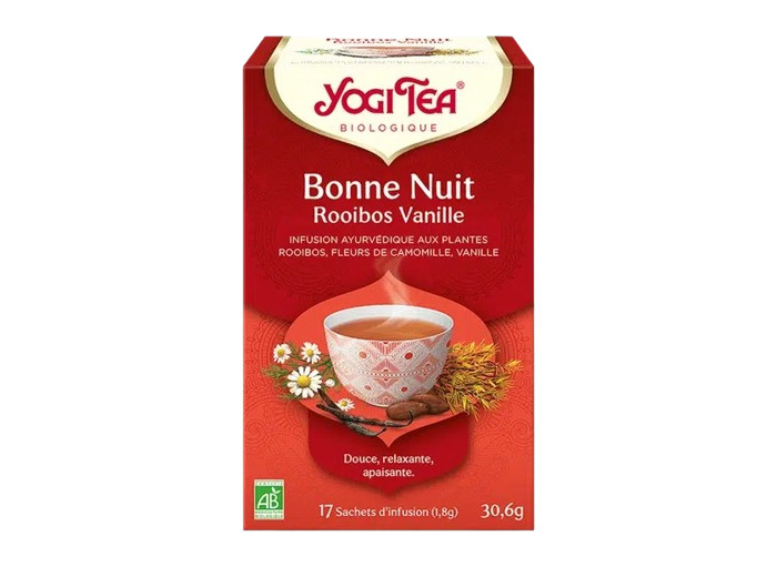 YOGI TEA BONNE NUIT ROOIB VANIL SACH17