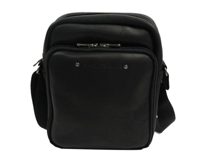 Ateliers Fourès Baroudeur Pochette Double Compartiment F9403 Noir