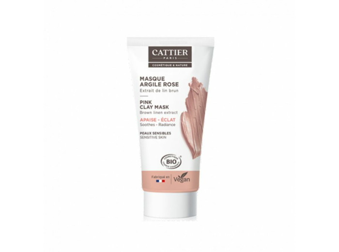Mini Masque Argile Rose Bio 30ml Cattier
