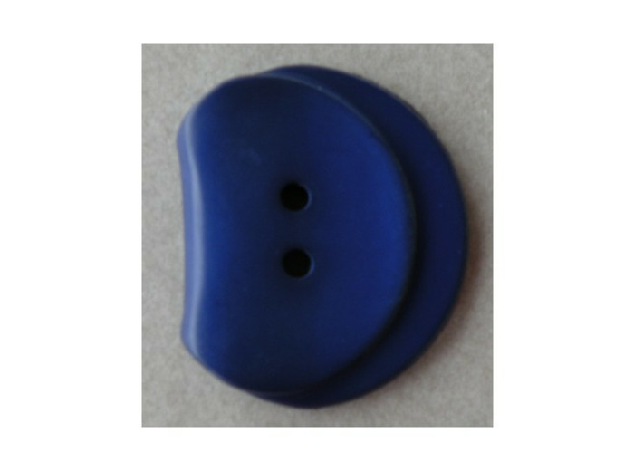 Bouton bleu roi foncé 35 mm