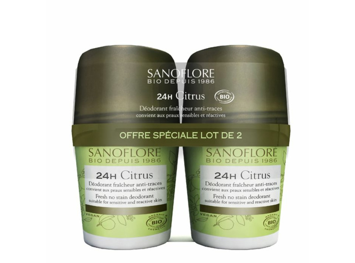 SANOFLORE DEO BILLE VENT DE CITRUS 2X50ML