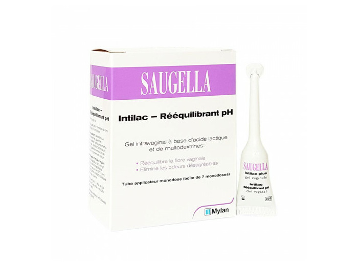 Gel Intravaginal 7 Monodoses Intilac Rééquilibrant pH Saugella