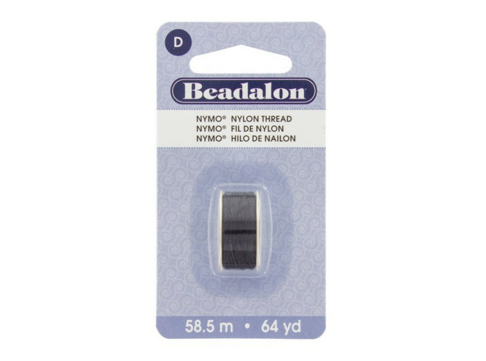 Fil de Nylon noir NYMO - Beadalon