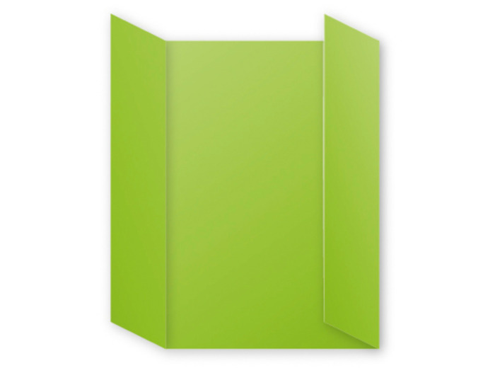 Cartes triptyques 110x155 mm "Pollen" - Vert menthe