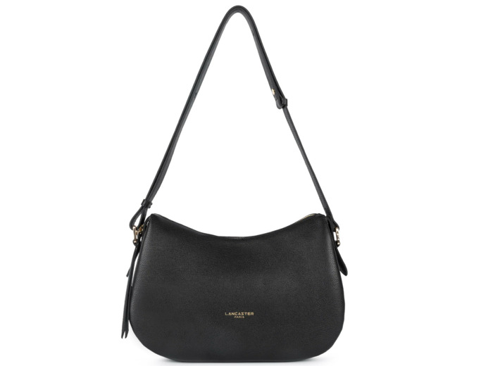 Lancaster Dune Besace En Cuir Grainé 529-95 Noir