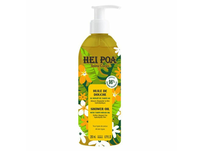 Huile de Douche au Monoi de Tahiti 250ml Hei Poa