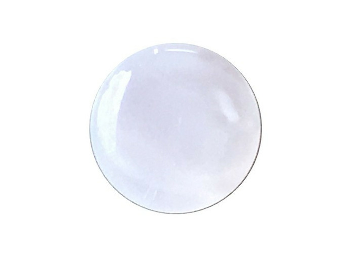 Bouton pastille blanc 10 mm