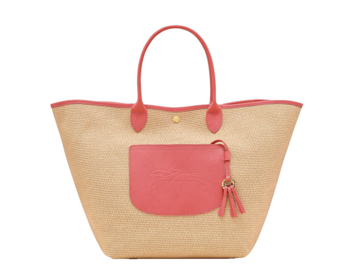 Longchamp Le Panier Pliage Sac Panier L Blush