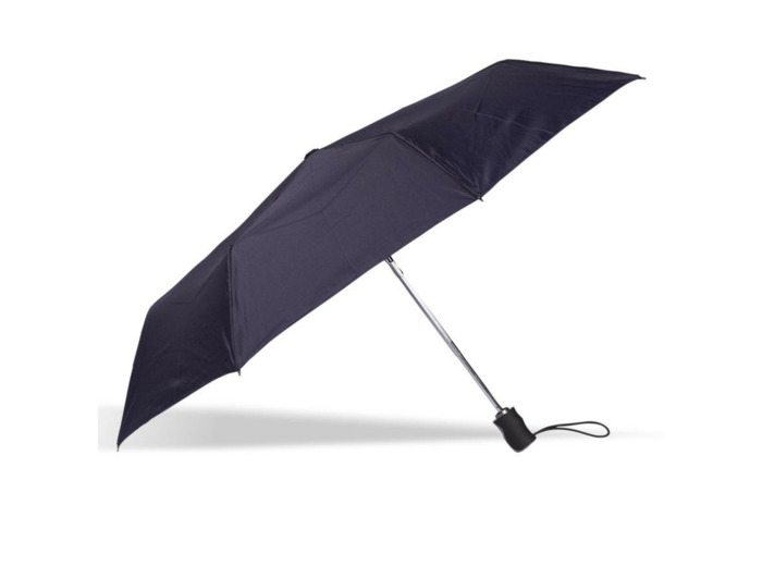 Isotoner Parapluie Homme Pliant Automatique X-TRA Solide Marine