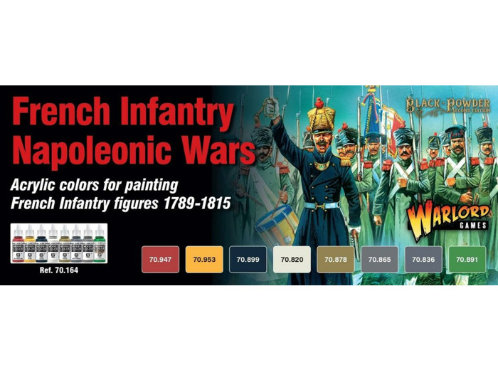 Wargames Set: French Napoleonic paint set (8)