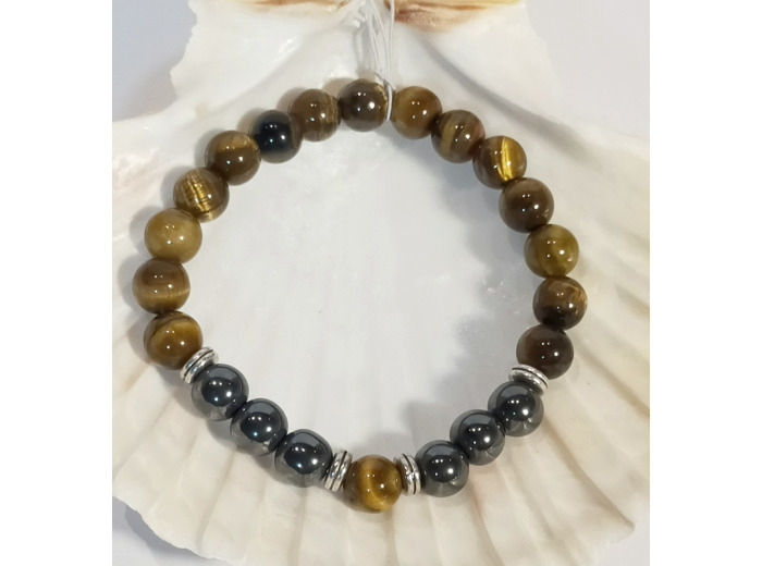 Œil de tigre, hématite