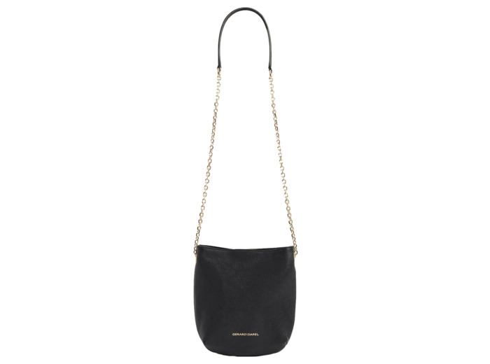 Gérard Darel Le Mini Charlotte Sac travers Cuir premium noir