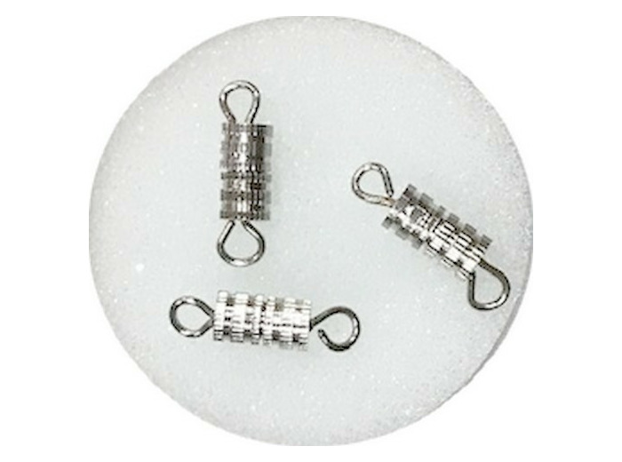 Fermoir à vis 13 mm Argent