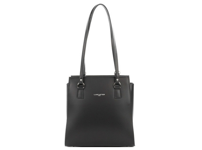 Lancaster Constance Sac porté Epaule et Sac à Dos 437-21 Noir