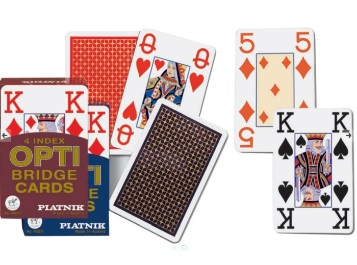 OPTI BRIDGE 4 INDEX 55 CARTES
