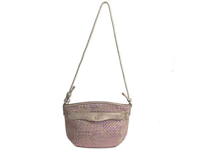 Mila Louise Naja W Sac Porté Epaule Tressé Rosée