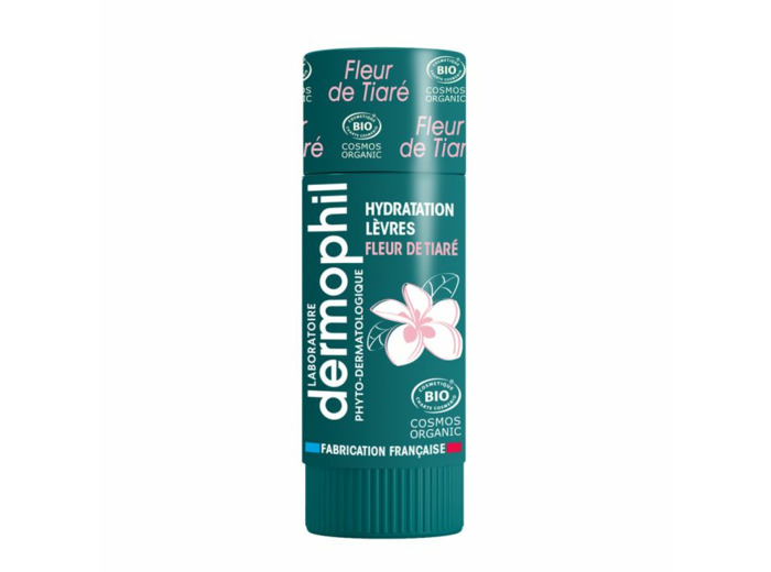 Stick Levres Bio Protection 4g Les Classiques Fleur De Tiare Dermophil Indien