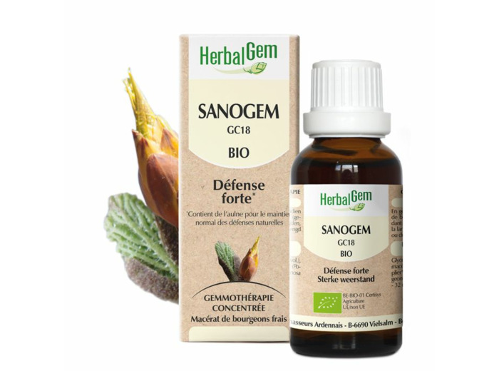 Sanogem Bio Défense forte 30ml Complexes De Gemmotherapie Herbalgem