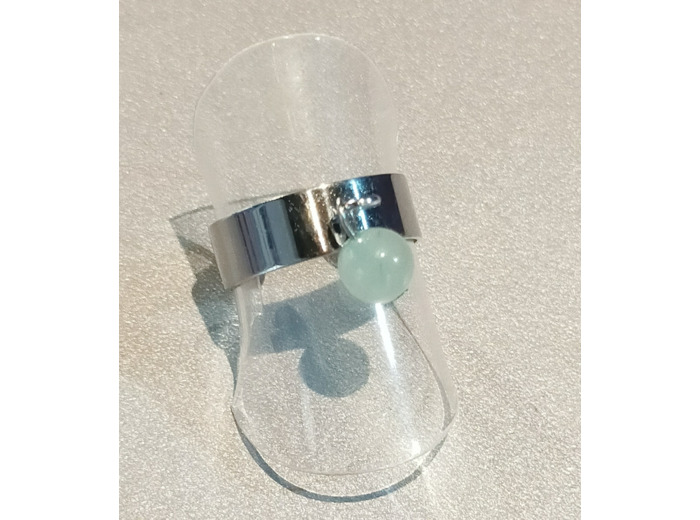 Bague à perle aventurine