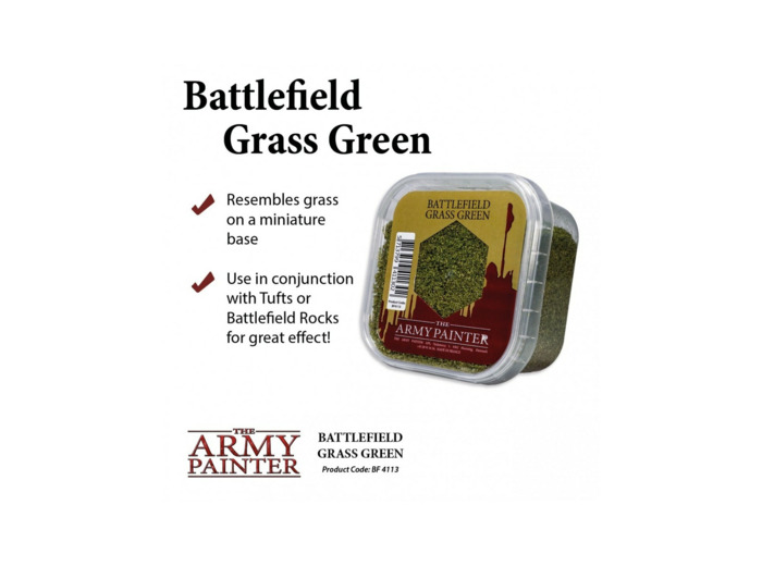 Battlefield grass green