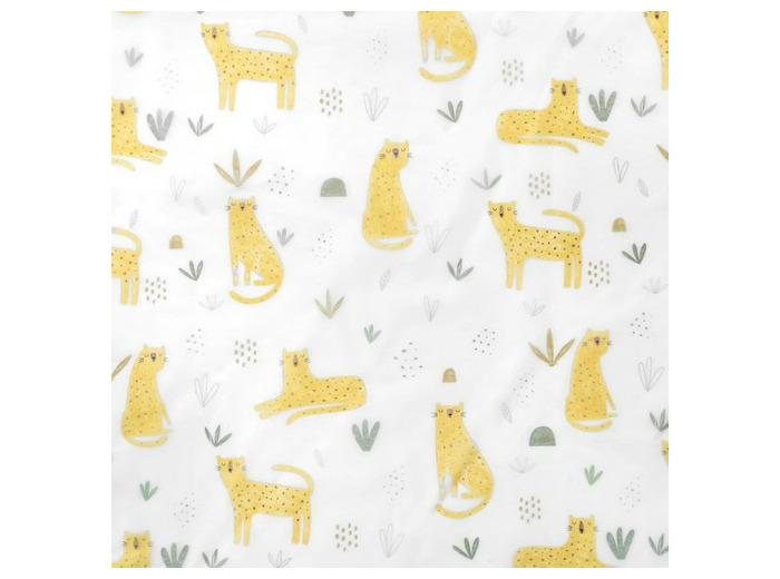 Tissu translucide leopard main - Katia Fabrics