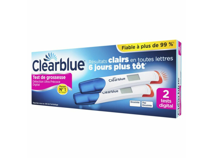 Tests de grossesse ultra précoce x2 Clear Blue