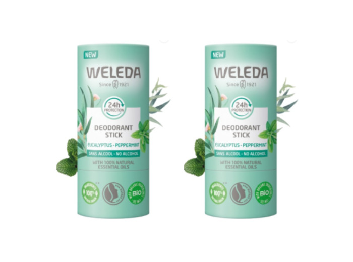 WELEDA DUO DEO STICK EUCALYPTUS 2X50G