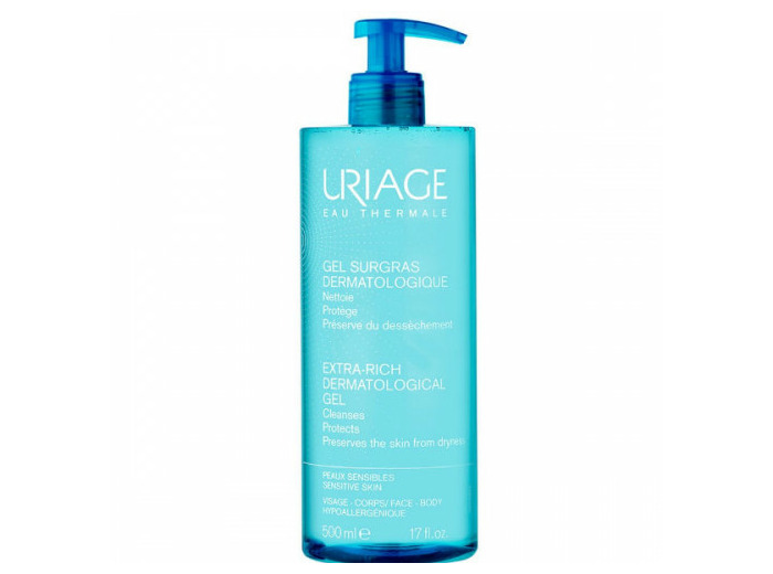 Gel Douche Surgras Dermatologique Peaux Sensibles 500ml Hygiène Uriage