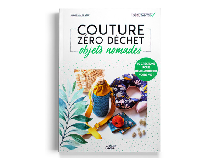 Livre Couture zéro déchet, objets nomades