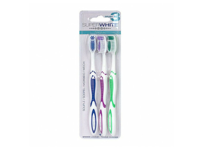 SUPERWHITE BAD BRUSH SOUPLE X3