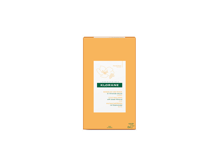 Bandes De Cire Froide Jambes x6 Amande Douce Klorane
