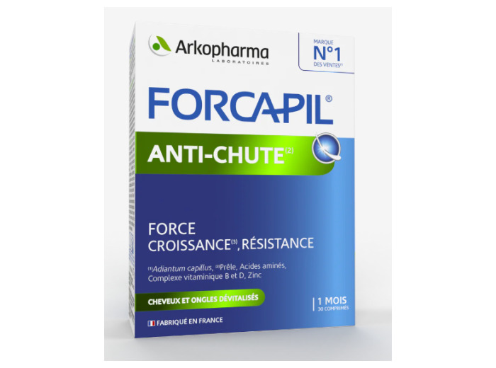 Fortifiant Anti-Chute 30 Comprimés Forcapil Arkopharma