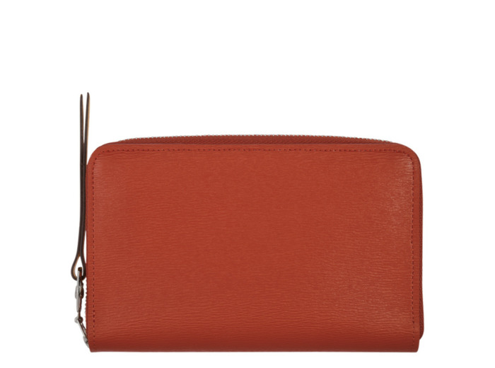 Longchamp Le Pliage City Portefeuille Compact Zippée Terracotta